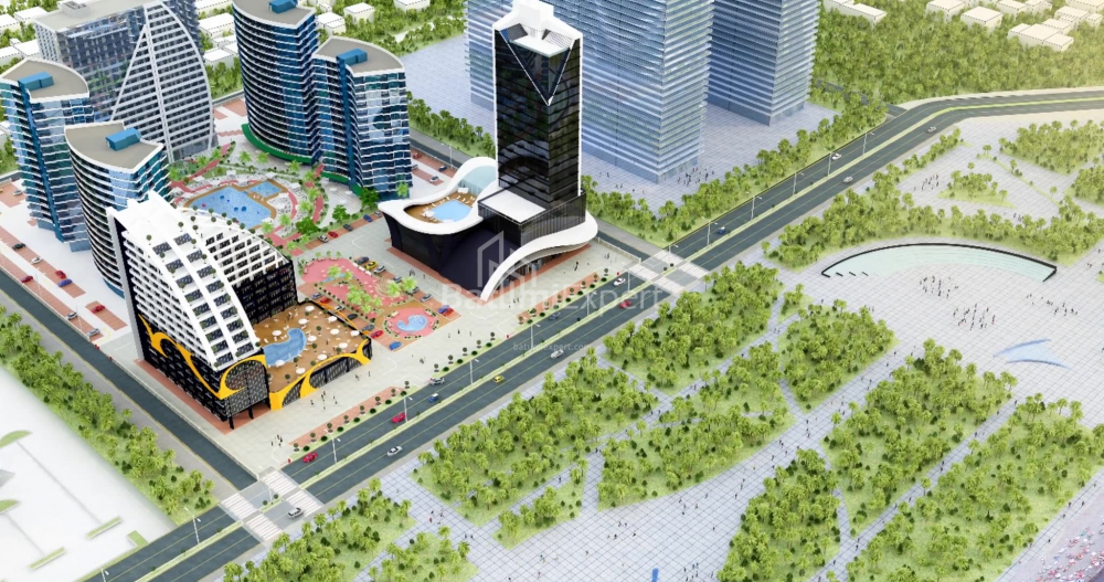 Daire 74.8 m² Daire - Lech ve Maria Kachinsky, Batumi, Gürcistan