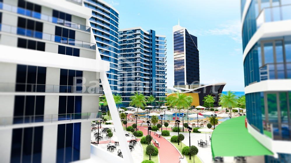 Emlak inşaat halinde 55.8 m² Daire - Lech ve Maria Kachinsky, Batumi, Gürcistan