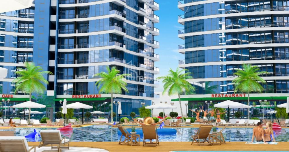 Emlak inşaat halinde 35.1 m² Daire - Lech ve Maria Kachinsky, Batumi, Gürcistan