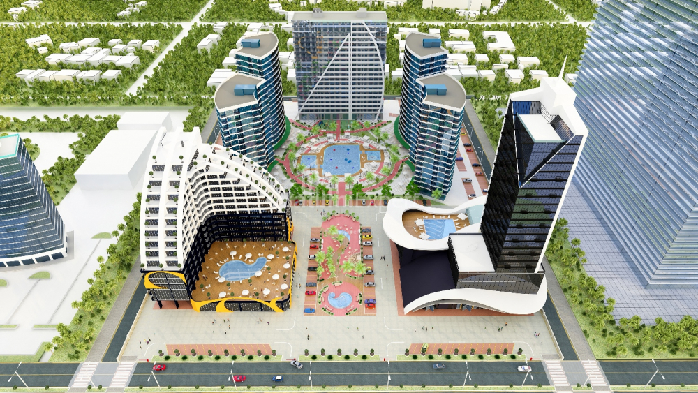 Emlak inşaat halinde 74.8 m² Daire - Lech ve Maria Kachinsky, Batumi, Gürcistan