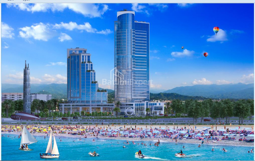 Daire 57.1 m² Daire - Kahramanlar Sokağı, Batumi, Gürcistan