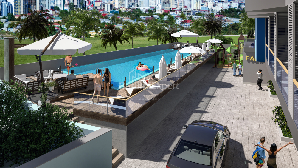 Emlak inşaat halinde 52.2 m² Daire - Grigola Lortkipanidze, Batumi, Gürcistan