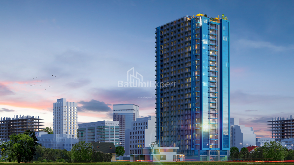 Emlak inşaat halinde 46.4 m² Daire - Grigola Lortkipanidze, Batumi, Gürcistan