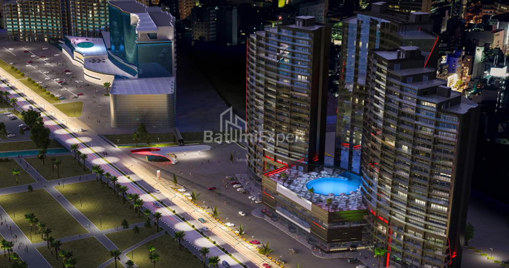 Daire 63.24 m² Daire - Lech ve Maria Kachinsky, Batumi, Gürcistan