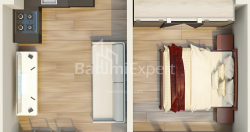 Daire 1-oda 49.6 m² - Mezgvarta, Chakvi