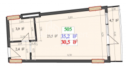 Daire 1-oda 35.2 m² - Lech ve Maria Kachinsky, Batumi