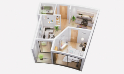 Daire 1-oda 30.3 m² - Kahramanlar Sokağı, Batumi