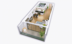Daire 1-oda 29.9 m² - Kahramanlar Sokağı, Batumi