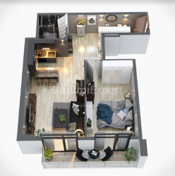 Emlak inşaat halinde 2-oda 62.5 m² - Lech ve Maria Kachinsky, Batumi