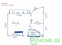 Daire 74 m² Daire - Zuraba Gorgiladze, Batumi, Gürcistan