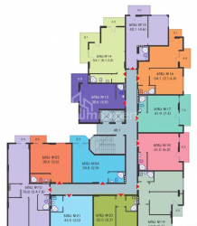 Daire 2-oda 41 m² - Yurievskaya, Batumi