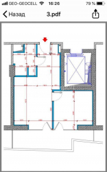 Daire 2-oda 49 m² - Yurievskaya, Batumi