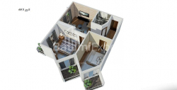Daire 3-oda 69 m² - Yurievskaya, Batumi