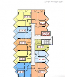 Daire 71 m² Daire - Yurievskaya, Batumi, Gürcistan