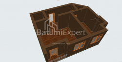 Daire 2-oda 55 m² - Yurievskaya, Batumi