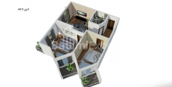 Daire 3-oda 69 m² - Yurievskaya, Batumi
