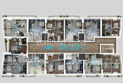 Daire 1-oda 41 m² - Yurievskaya, Batumi