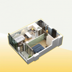Emlak inşaat halinde 2-oda 51.8 m² - Haydara Abashidze, Batumi