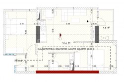 Emlak inşaat halinde 55.8 m² Daire - Grigola Lortkipanidze, Batumi, Gürcistan