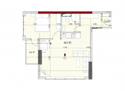 Emlak inşaat halinde 50.5 m² Daire - Grigola Lortkipanidze, Batumi, Gürcistan
