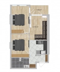 Daire 3-oda 57 m² - Ekvtime Takaishvili, Batumi