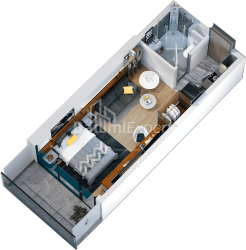 Daire 1-oda 29.3 m² - Zhiuli Shartava, Batumi