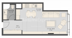 Daire 38 m² Daire - Rustaveli, Batumi, Gürcistan