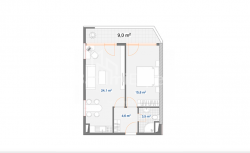 Daire 58.8 m² Daire - Haydara Abashidze, Batumi, Gürcistan