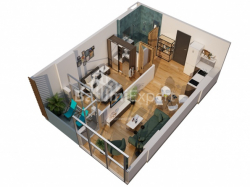Daire 2-oda 47 m² - Zhiuli Shartava, Batumi