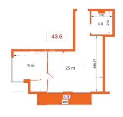 Daire 2-oda 43.6 m² - Tbel-Abuseridze, Batumi